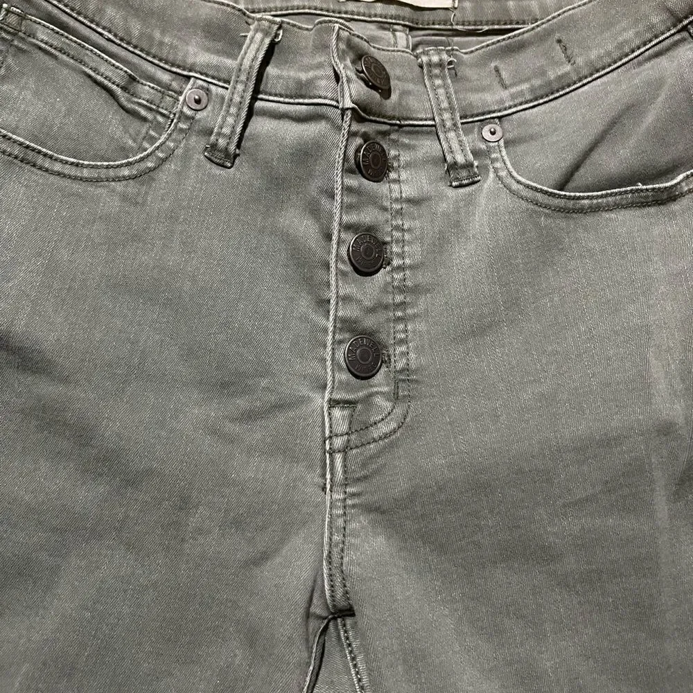 Madewell 9” high- rise skinny khaki green 27